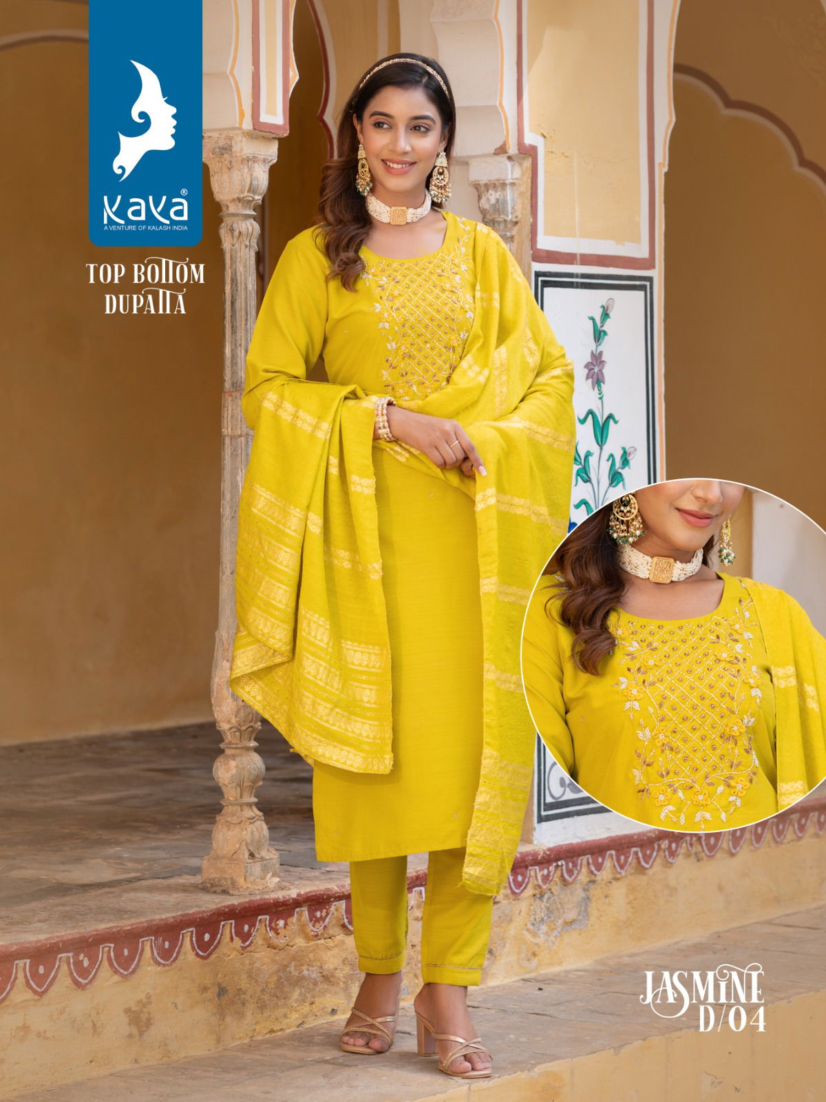 Jasmine By Kaya Silk Designer Readymade Suits Catalog